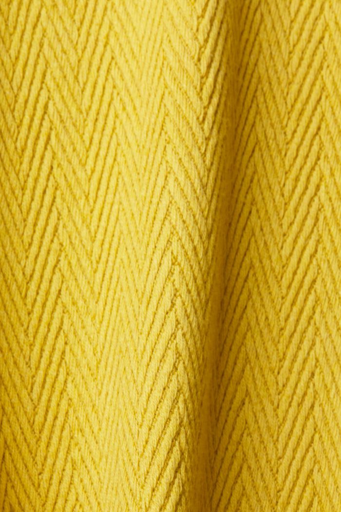 Sweater mit Fischgrat-Muster, DUSTY YELLOW, detail image number 5