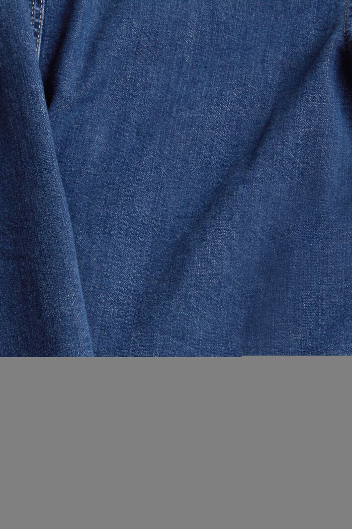 Jeansbluse aus Denim, BLUE MEDIUM WASHED, detail image number 4