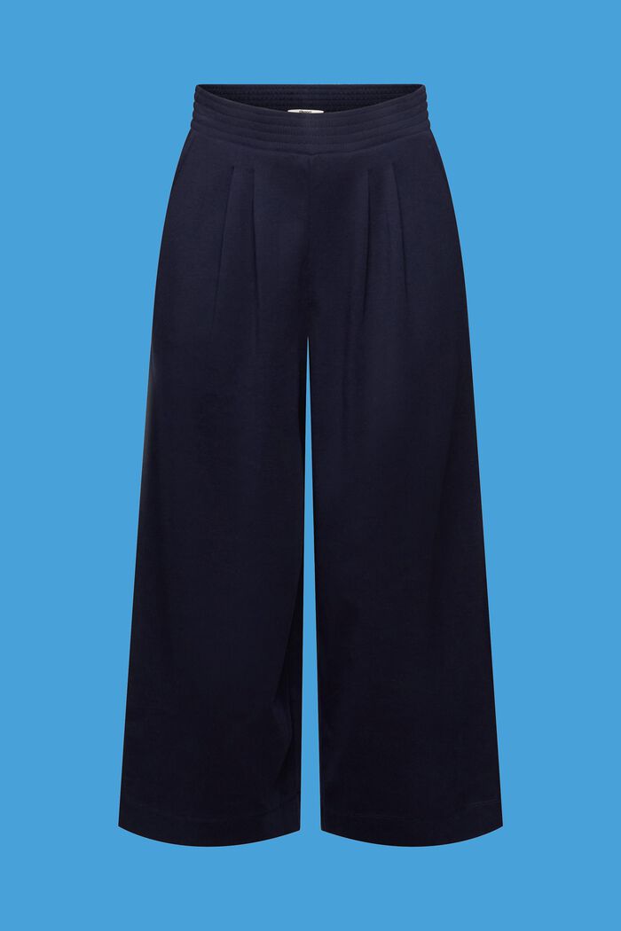 Pantalon raccourci en jersey, 100 % coton, NAVY, detail image number 6