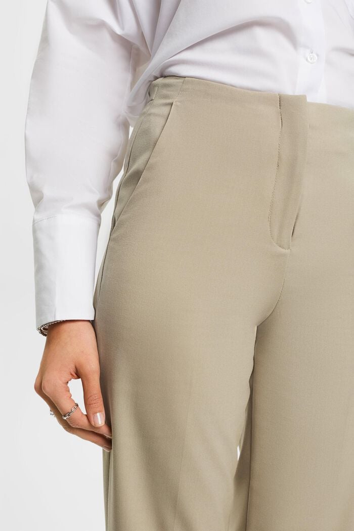 Pantalon business de coupe raccourcie, DUSTY GREEN, detail image number 2