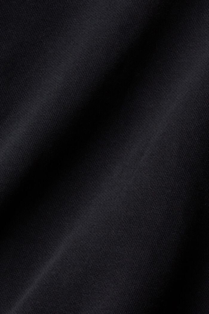 Sweatshirt mit Knopfleiste hinten, BLACK, detail image number 6