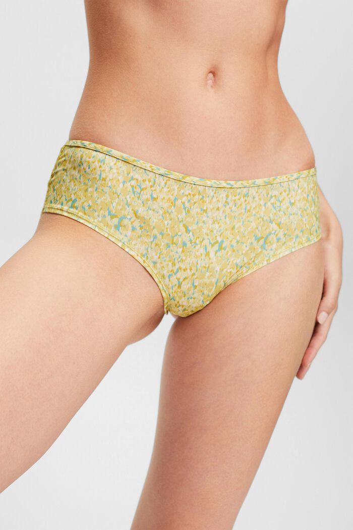 Brazilian-Hipster-Shorts mit Spitze, PISTACHIO GREEN, detail image number 0