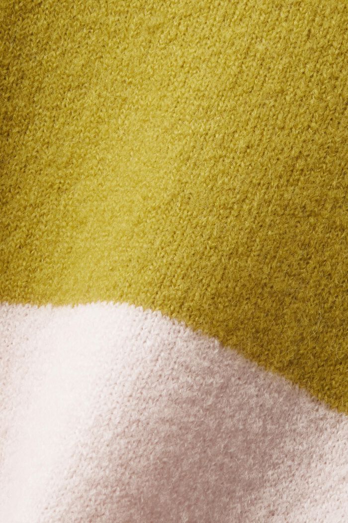 Pull-over rayé en laine mélangée, LIGHT PINK, detail image number 6