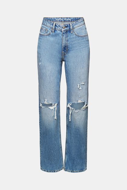 Gerade geschnittene Jeans in Retro-Optik