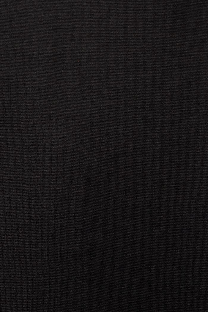 Mini-robe sans manches en jersey Punto, BLACK, detail image number 5