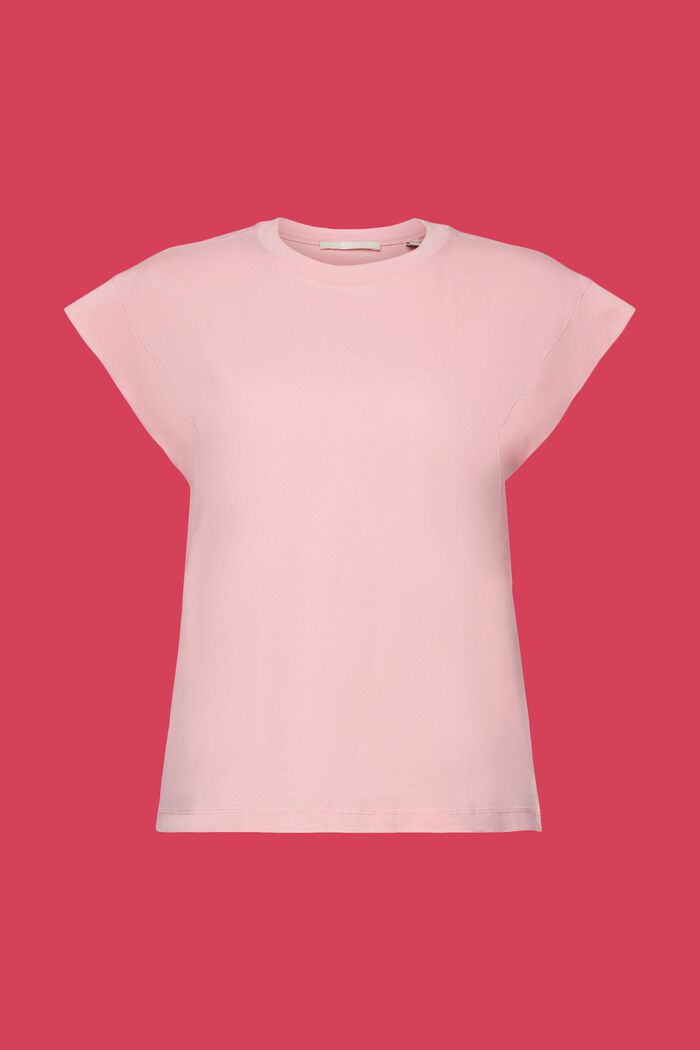 T-Shirt mit kurzen Fledermausärmeln, PINK, detail image number 7