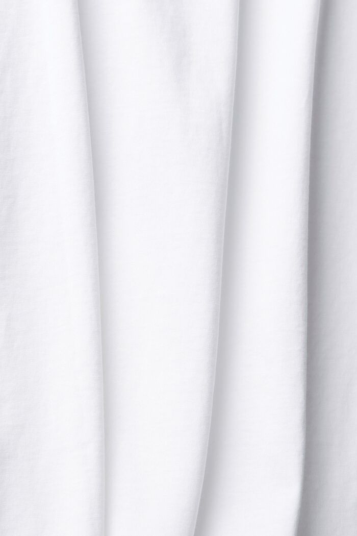 Jersey-T-Shirt mit Frontprint, WHITE, detail image number 1