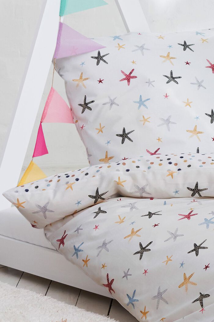 Linge de lit en tissu renforcé à motif étoiles de mer, MULTICOLOR, detail image number 1