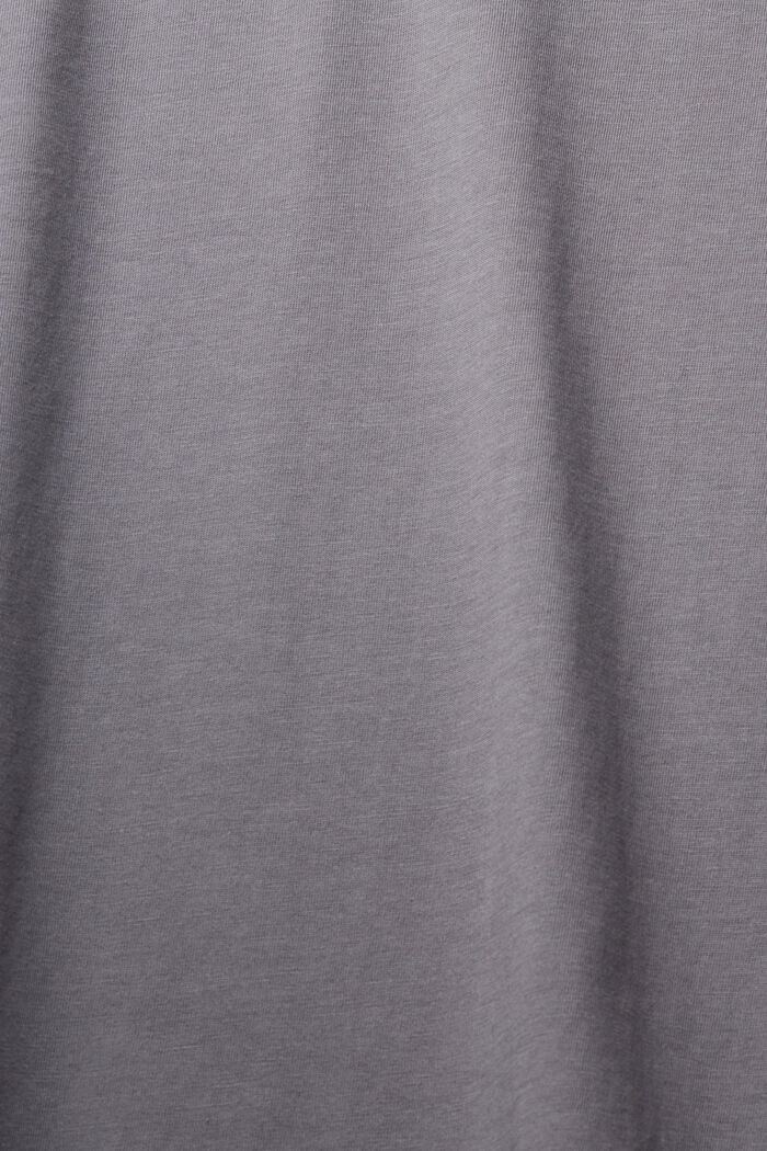 Jersey T-Shirt, 100% Baumwolle, DARK GREY, detail image number 1