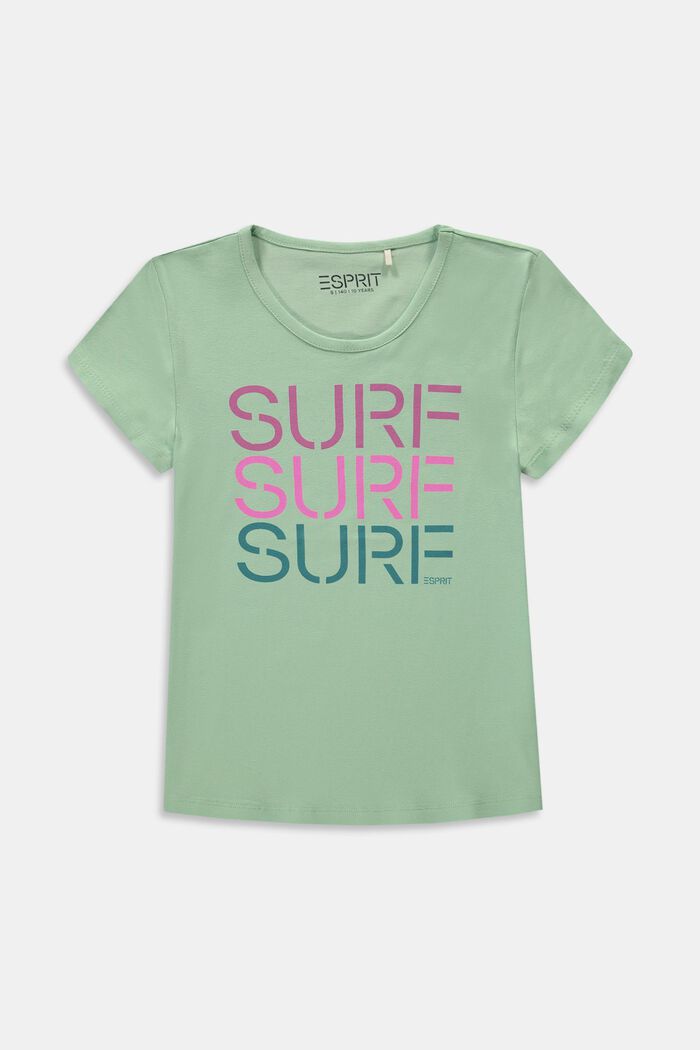 T-Shirt mit Surf-Print aus Baumwolle