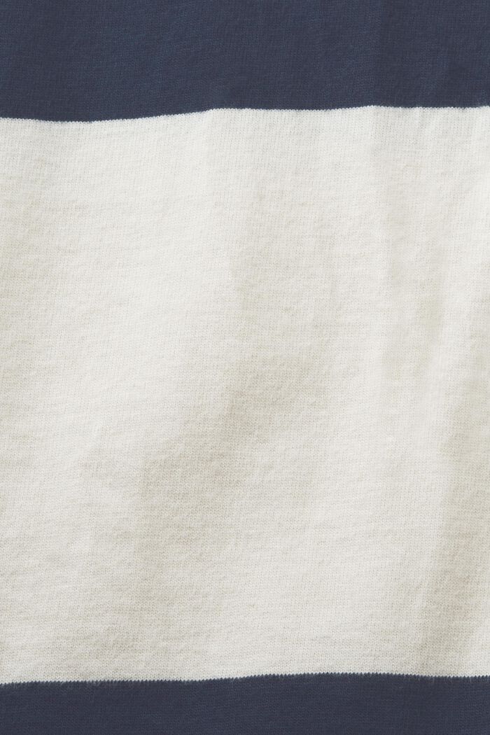 T-shirt rayé orné d’un logo, PETROL BLUE, detail image number 4