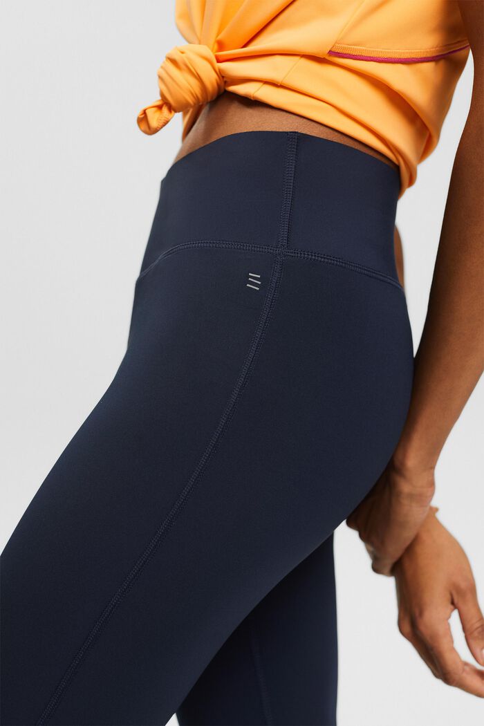 Recycled: Active-Leggings mit E-DRY, NAVY, detail image number 4