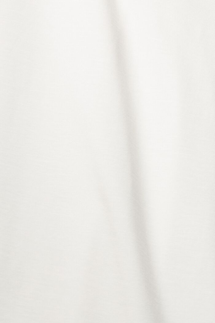 T-shirt à encolure en V, TENCEL™, OFF WHITE, detail image number 1