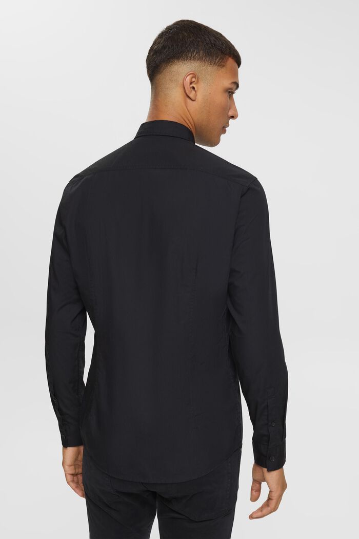 T-shirt Slim Fit en coton durable, BLACK, detail image number 3