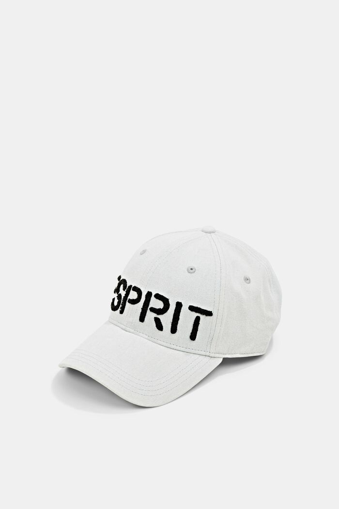 Baseball Cap mit Frottee-Patch, LIGHT GREY, overview