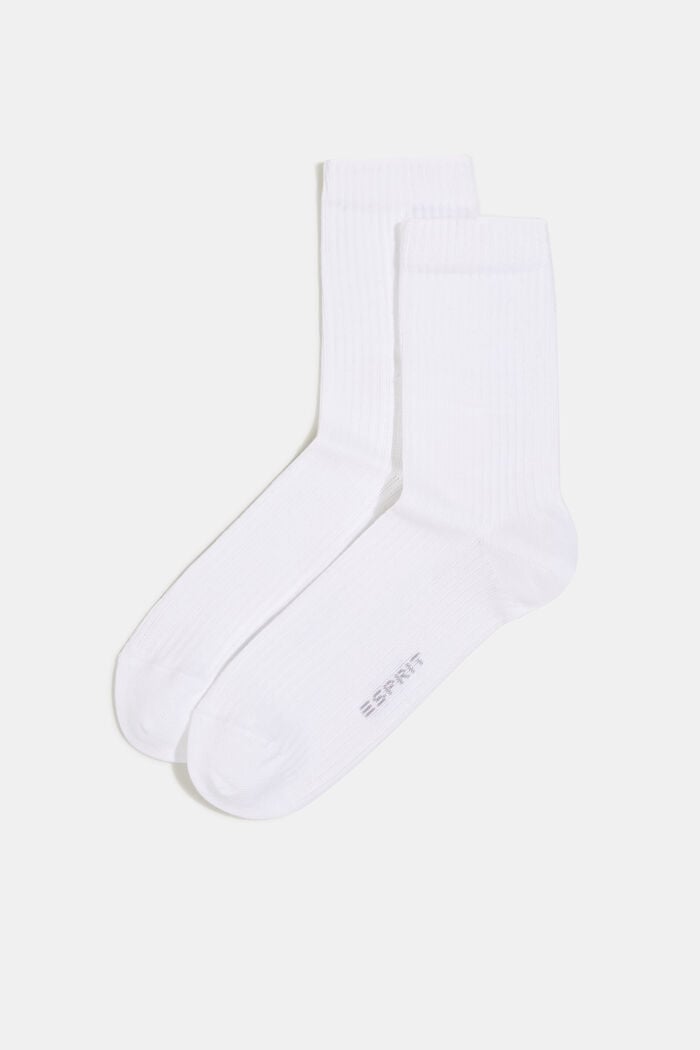 2er-Pack Socken mit Ripp-Struktur