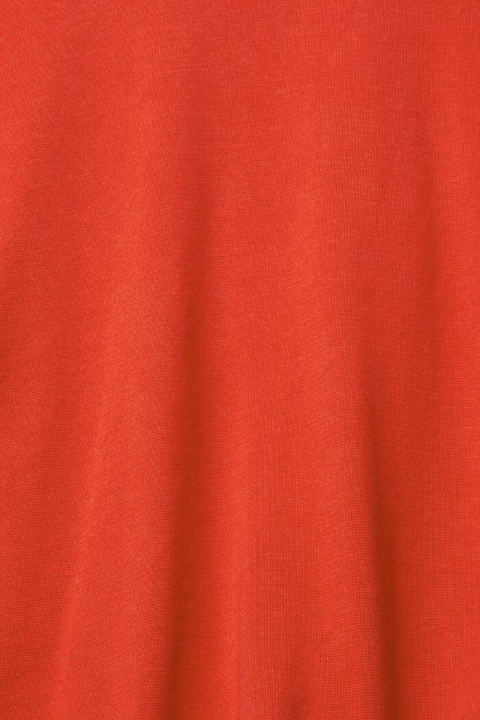 Pull-over à col bateau, RED, detail image number 1