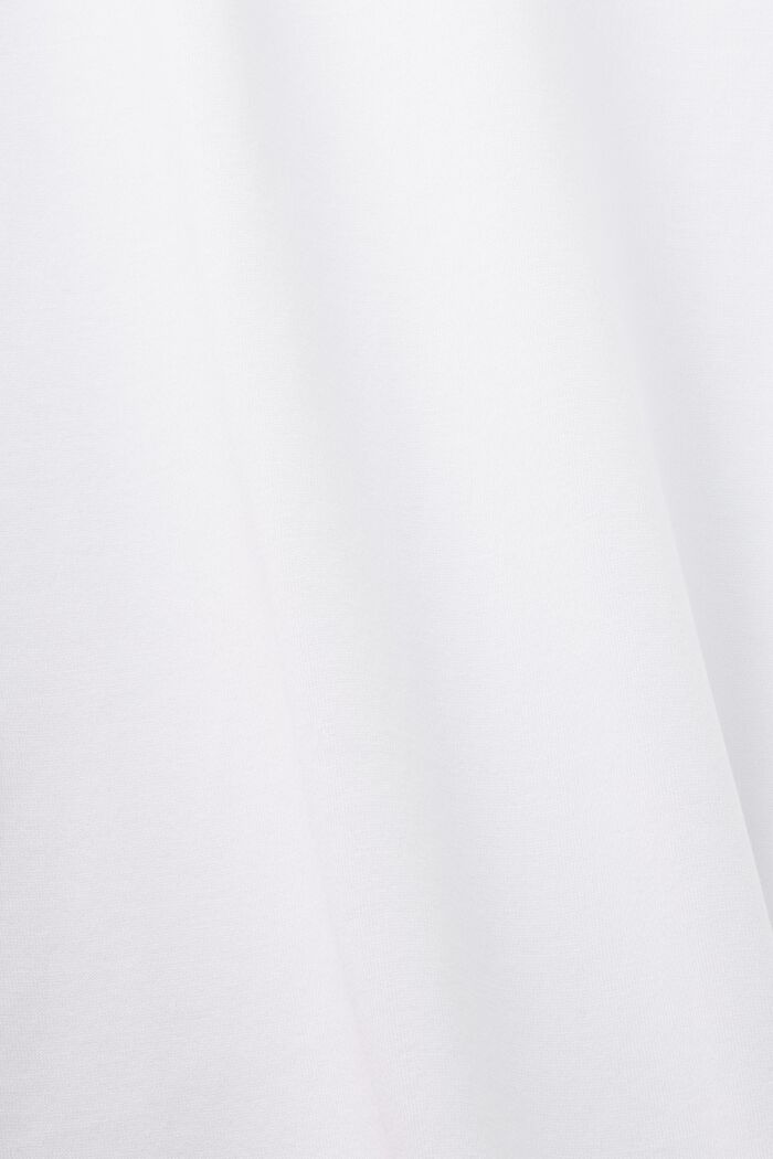 T-shirt en jersey à encolure ronde, 100 % coton, WHITE, detail image number 5