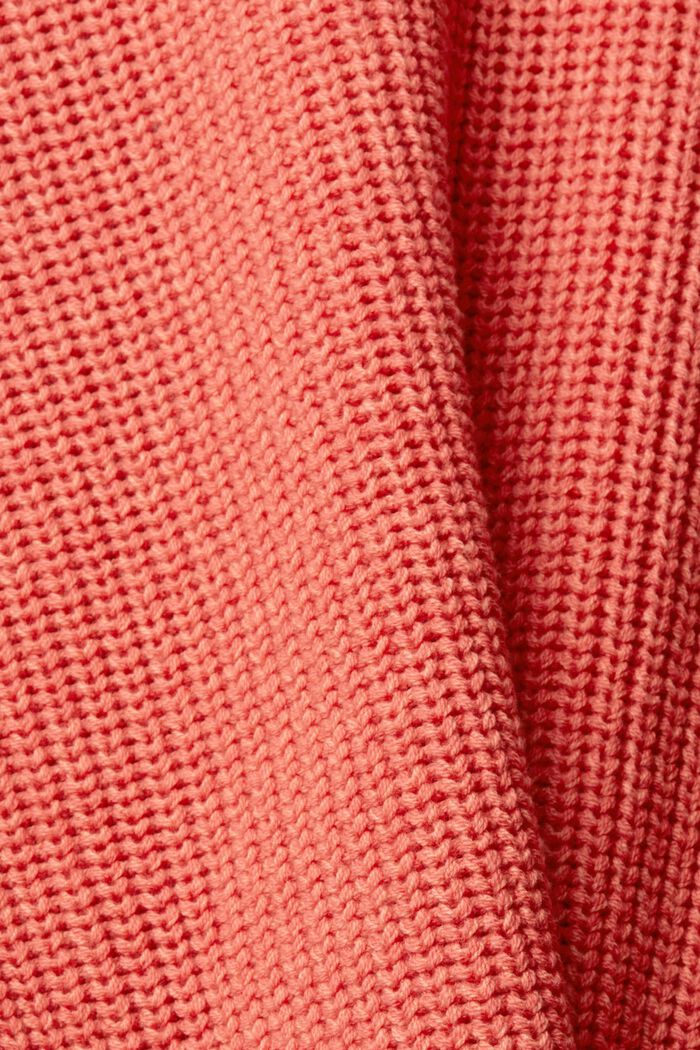 Rippstrick-Pullover, CORAL, detail image number 1