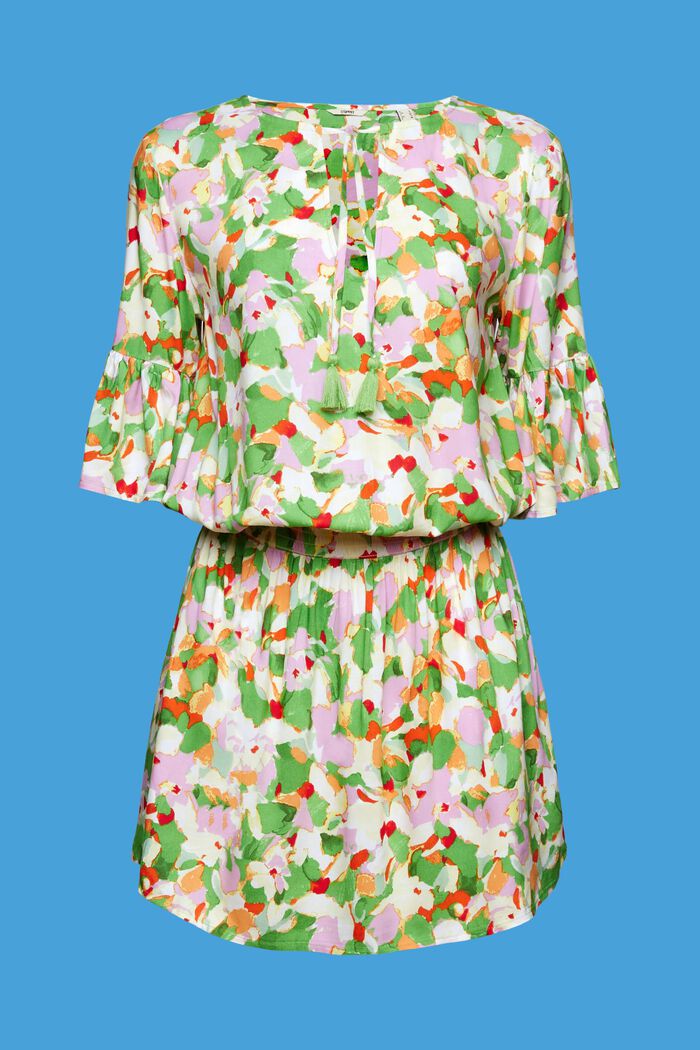 Mini-robe de plage, LENZING™ ECOVERO™, GREEN, detail image number 4