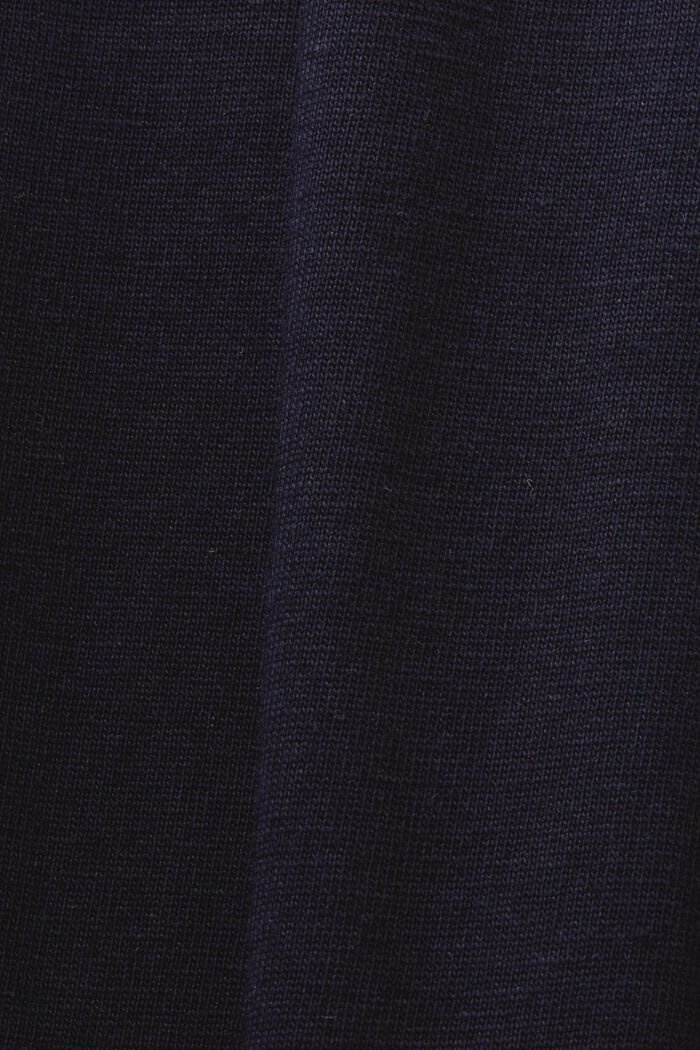 Rundhals-T-Shirt, 100 % Baumwolle, NAVY, detail image number 5