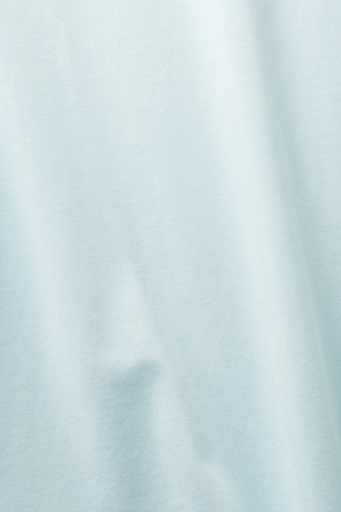 T-shirt de coupe Slim Fit en coton Pima, LIGHT AQUA GREEN, detail image number 5