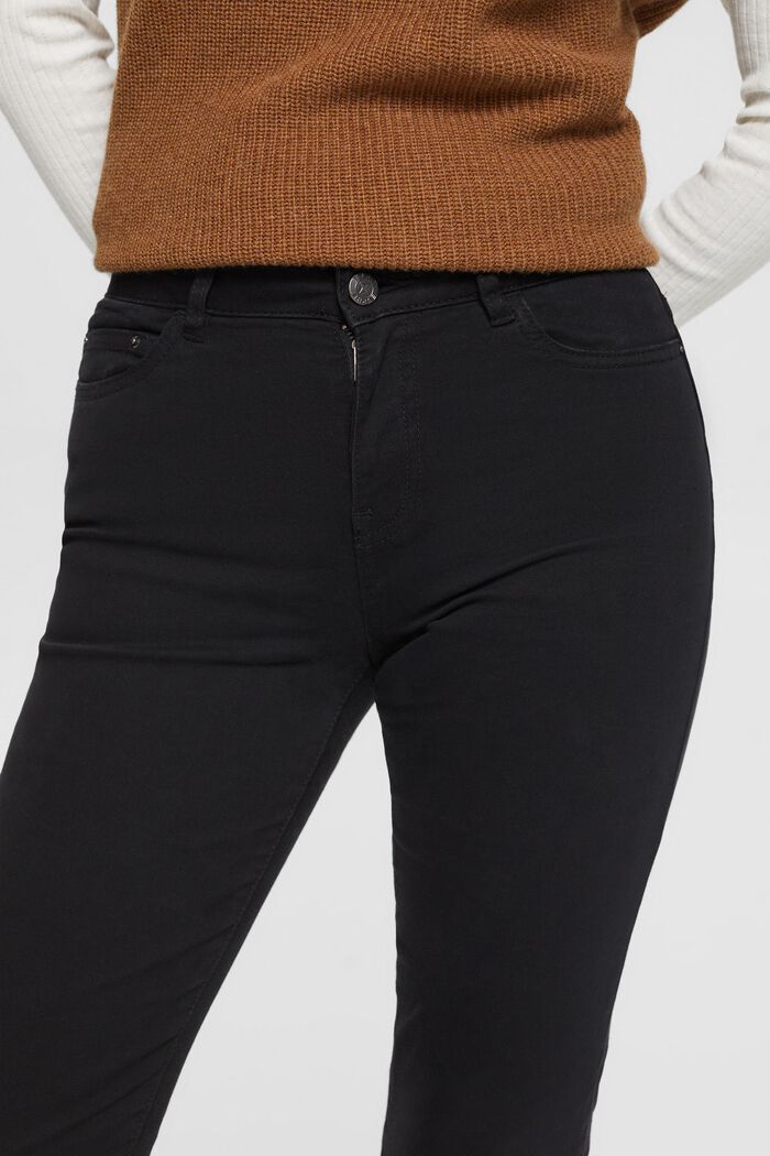 Pantalon taille mi-haute coupe Skinny Fit, BLACK, detail image number 2