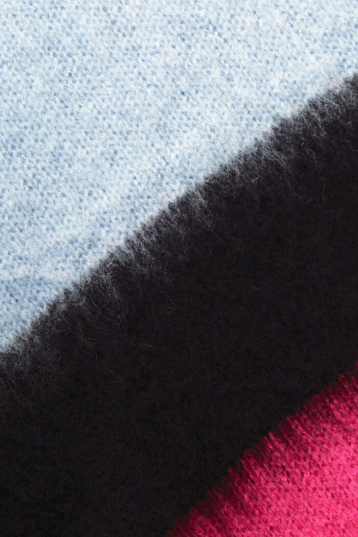 Pull-over rayé oversize, BLUE, detail image number 6
