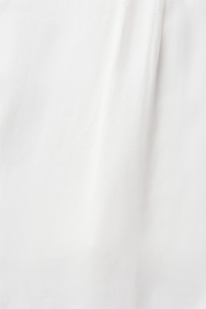 Bluse mit V-Neck, LENZING™ ECOVERO™, OFF WHITE, detail image number 1
