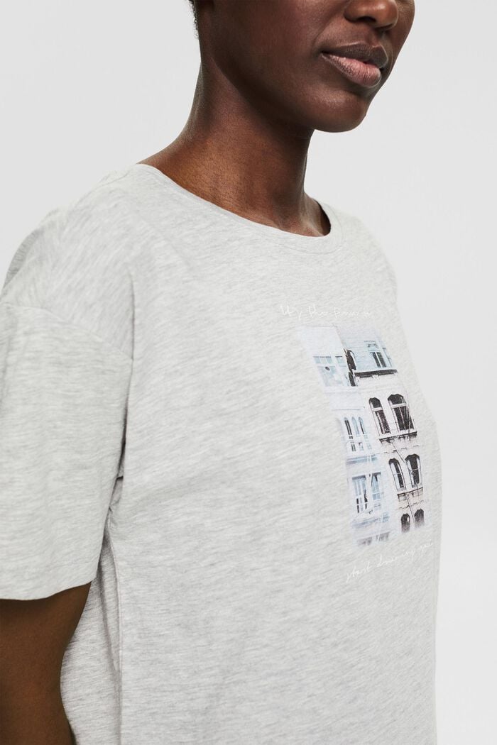 T-Shirt mit Fotoprint, Bio-Baumwoll-Mix