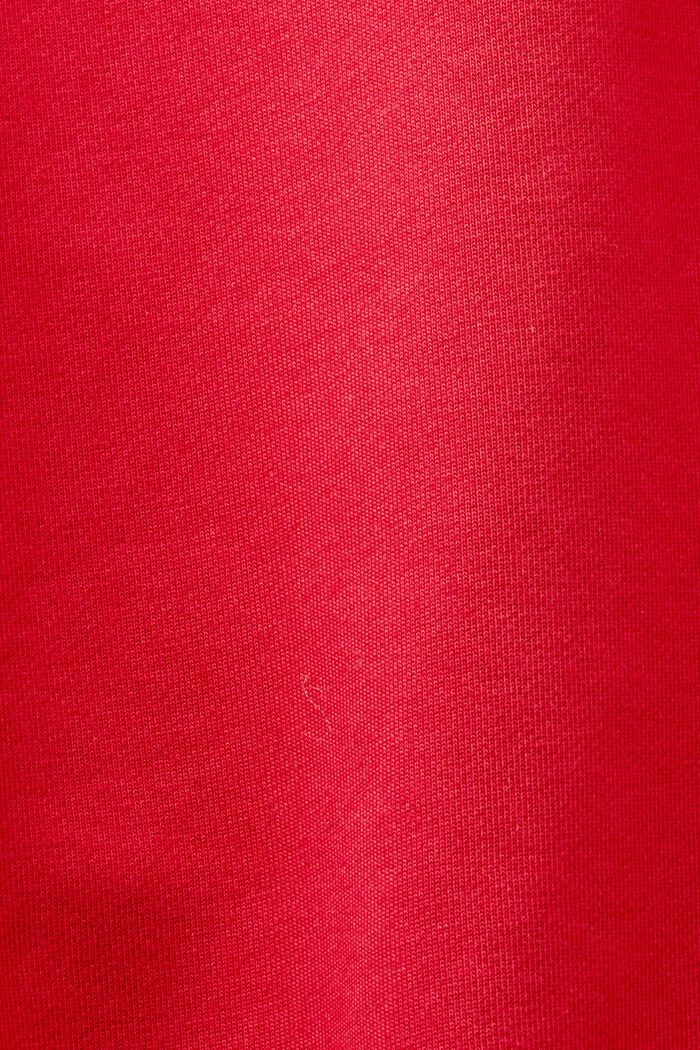 Pantalon de jogging unisexe en maille polaire de coton orné d’un logo, RED, detail image number 6