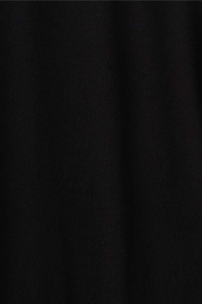 Mini-robe en mousseline froissée, BLACK, detail image number 5
