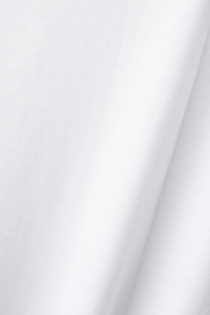 T-shirt en coton, WHITE, detail image number 5