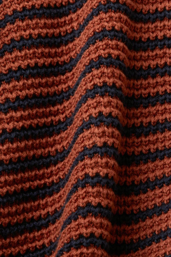 Pullover aus Strukturstrick, NAVY BLUE, detail image number 5