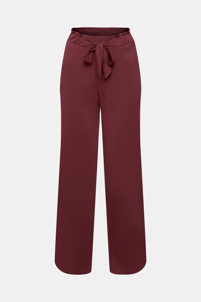 Pantalon de pyjama avec ceinture à nouer cousue, TENCEL™, BORDEAUX RED, detail image number 2