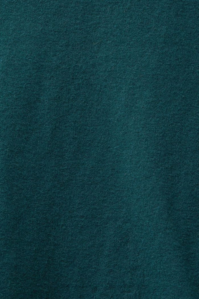 T-shirt à col rond et manches longues, EMERALD GREEN, detail image number 5