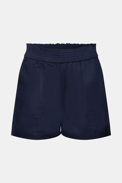 Pull-on-Shorts, Leinenmix