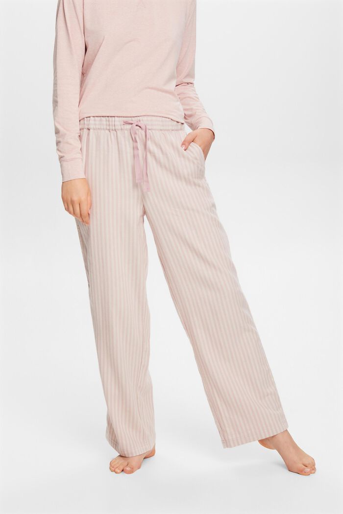 Pantalon de pyjama en flanelle, LIGHT PINK, detail image number 0
