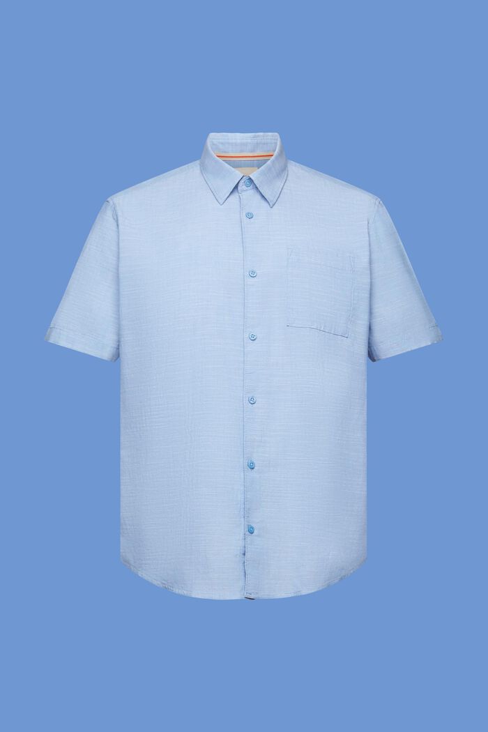 Button-Down-Hemd aus Baumwolle, LIGHT BLUE, detail image number 5