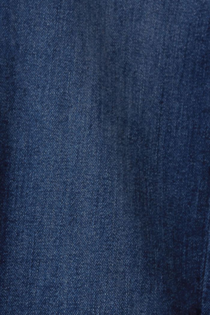 Jean stretch en coton biologique mélangé, BLUE DARK WASHED, detail image number 1