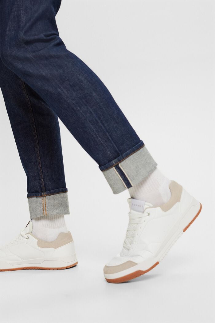 Schmale Selvedge Jeans mit mittelhohem Bund, BLUE RINSE, detail image number 2