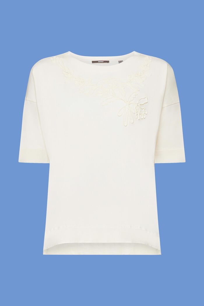 T-shirt brodé, 100 % coton, ICE, detail image number 6