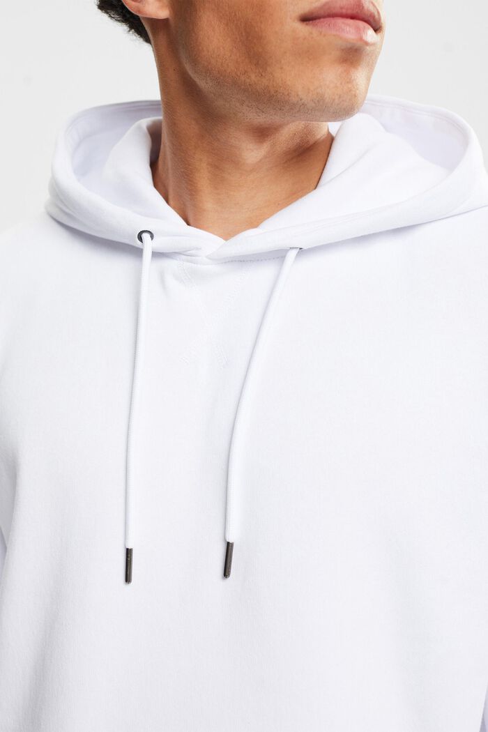 Recycelt: Sweatshirt mit Kapuze, WHITE, detail image number 0