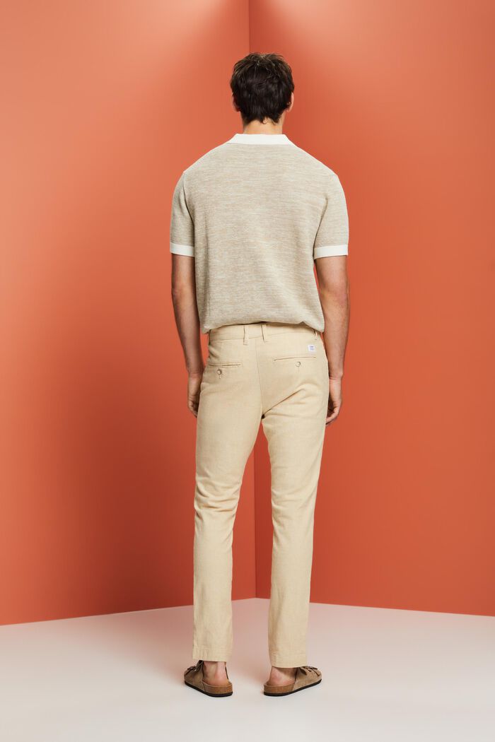 Sommer-Chinohose, LIGHT BEIGE, detail image number 3