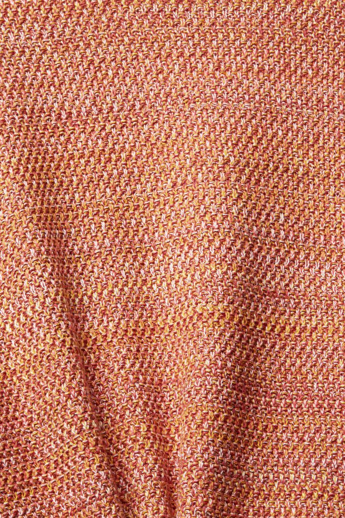Zweifarbiger Strickpullover, TERRACOTTA, detail image number 5