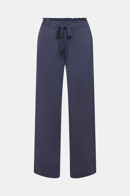 Pantalon de pyjama avec ceinture à nouer cousue, TENCEL™