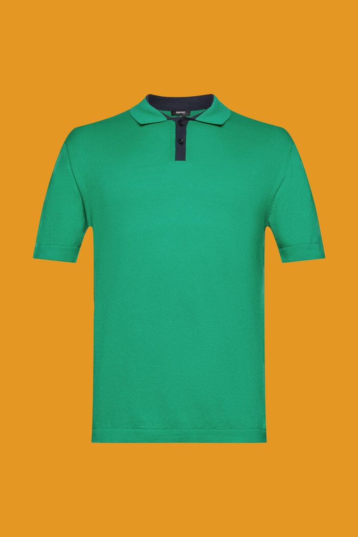 Poloshirt mit TENCEL™ und nachhaltiger Baumwolle, GREEN, detail image number 6