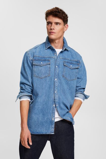 Chemise en jean coupe Relaxed Fit