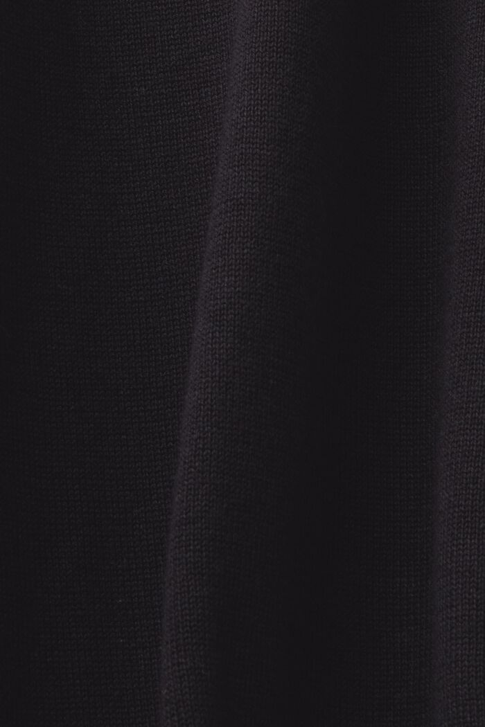 Strickpullover mit Polokragen, TENCEL™, BLACK, detail image number 5