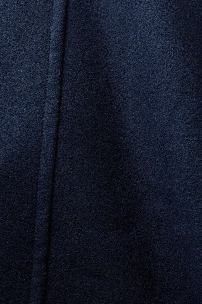 Zweireihiger Peacoat aus Wolle, NAVY, detail image number 6